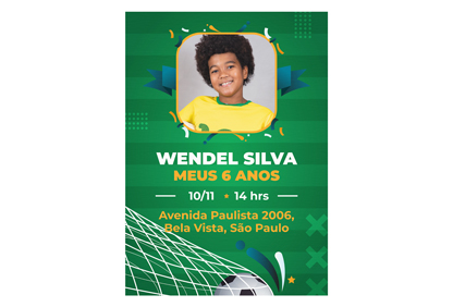 Mockup do Convite Aniversário 2 | 15x20 | A5-R.